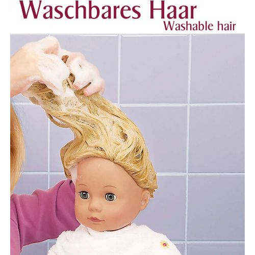  Goetz Gotz Styling Head Playset with Blonde Hair, Blow Dryer, Brush, Rollers & Accessories for Ages 3+