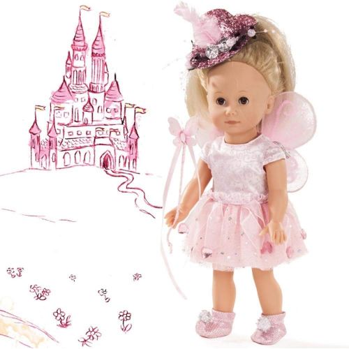  Goetz Gotz Just Like Me Paula The Fairy - 10.5 Standing Doll with Long Blonde Hair to Brush & Style and Sleeping Brown Eyes