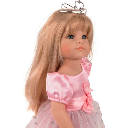  Gotz Hannah Princess 19.5 Blonde Poseable Doll with Blue Eyes and Additional Outfit