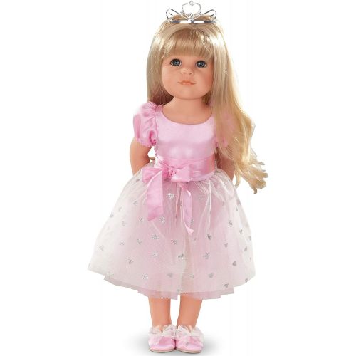  Gotz Hannah Princess 19.5 Blonde Poseable Doll with Blue Eyes and Additional Outfit