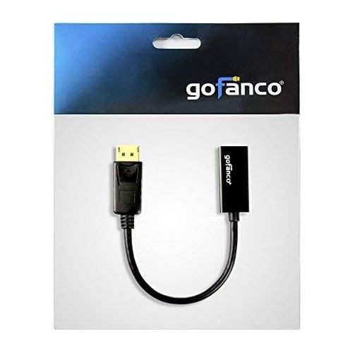  Gofanco gofanco Active DisplayPort to HDMI Adapter 4K 60Hz DP to HDMI Male to Female Converter Supports up to Ultra HD 4K @ 60Hz, Eyefinity Compatible, Multiple Screens Supported for Gamin