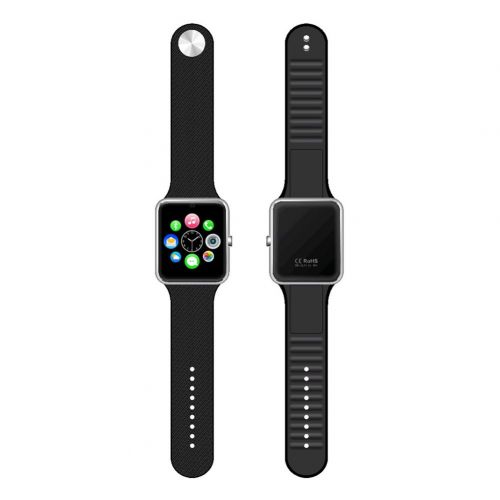  Gofuturetech.Co.,Ltd Anti Lost Smart Watch, Your Exclusive Bluetooth WristWatch Phone Support TF Card with Remote Camera for Android OS and Apple IOS Smartphone, Silver