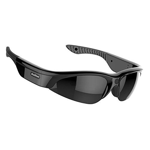  Gogloo H.264 MP4 1080P HD Sport Polarized Sunglasses with Video Camera DV, Smart Camera Sunglasses (Black, 1080P@30fps, 90degree)