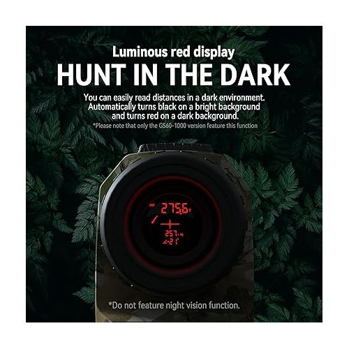  Gogogo Sport Vpro Laser Rangefinder for Hunting Range Finder Distance Measuring with Mode Continuous Scan