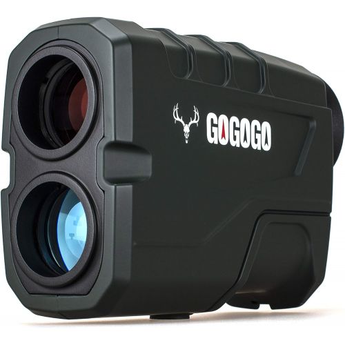  Gogogo Sport Hunting Rangefinder -1200 Yards Laser Range Finder for Hunting and Golf with Speed, Slope, Scan and Normal Measurements - Rechargeable - with USB Cable