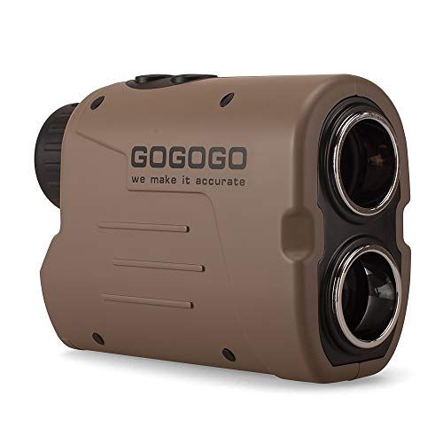  Gogogo Sport Laser Golf/Hunting Rangefinder 1200 Yards 6X Magnification Laser Range Finder with Pin-Seeker & Flag-Lock