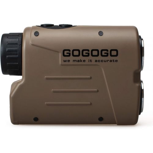  Gogogo Sport Laser Golf/Hunting Rangefinder 1200 Yards 6X Magnification Laser Range Finder with Pin-Seeker & Flag-Lock