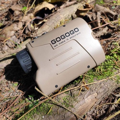  Gogogo Sport Laser Golf/Hunting Rangefinder 1200 Yards 6X Magnification Laser Range Finder with Pin-Seeker & Flag-Lock