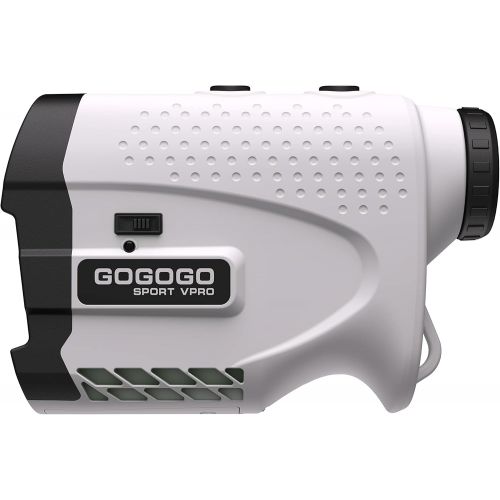  Gogogo Sport Vpro Laser Rangefinder for Golf & Hunting Range Finder Gift Distance Measuring with High-Precision Flag Pole Locking Vibration Function?Slope Mode Continuous Scan