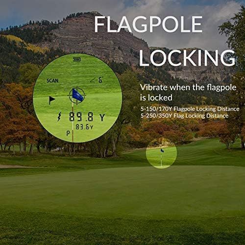  [아마존베스트]Gogogo Sport Vpro Laser Rangefinder, Golf & Hunting Range Finder with Slope, Pinsensor - Flag-Lock, 650Y/900Y Golfing Distance Measure