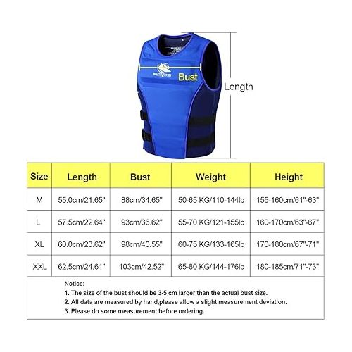  Swim Vest Float Jacket for Adult, Float Suit for Kayaking Fishing Surfing Canoeing Sailing