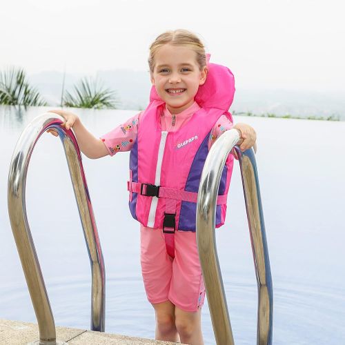  Gogokids Kids Swim Float Vest - Toddler Baby Floating Jacket Swimsuit 1-4 Years