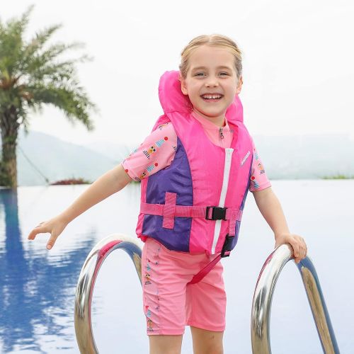  Gogokids Kids Swim Float Vest - Toddler Baby Floating Jacket Swimsuit 1-4 Years