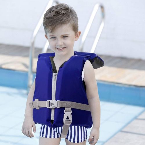  Gogokids Kids Swim Vest Life Jacket Baby Boys Girls Heads-Up Float Vest Swimming Aid Jacket Buoyancy Swimsuit