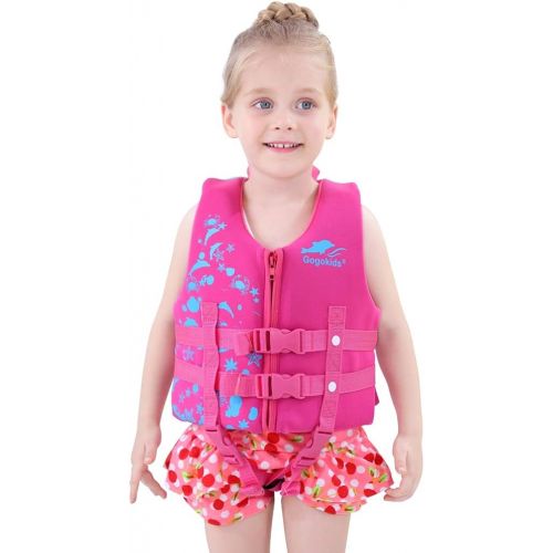  Gogokids Kids Swim Vest Life Jacket - Boys Girls Floation Swimsuit Buoyancy Swimwear