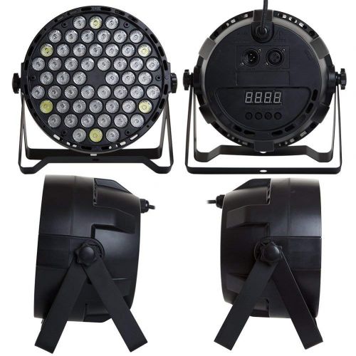  Gohyo LED Stage Lights 4pcs 54X3W LEDs RGBW Sound Activated DJ PAR Lights Uplights For Christmas Wedding Party Lighting