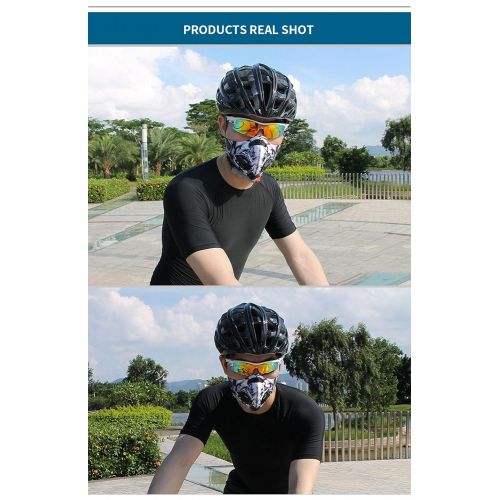  Gohyo Dust Respirator Mask, Activated Carbon Dustproof Masks with 2 Filter Cotton Sheet and Valves for Breathing, Anti Pollen Allergy and PM2.5 for Cycling, Hiking, Training and House Cl