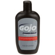 Gojo GOJO POWER GOLD Hand Cleaner, Croeme-Style, 14 fl oz Fast Acting Cleaner Flip Cap Squeeze Bottles (Case of 12) - 0987-12