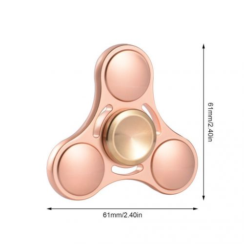  Gold Professional Fidget Aluminum Metal Hand Spinner For ADHD Stress Out Autism