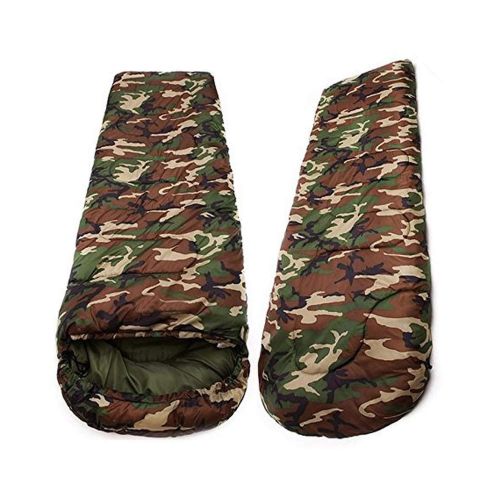  Gold Yuncon Sleeping Bag,Camouflage Waterproof Cover Military Modular Sleep System for Camping Backpacking Hiking