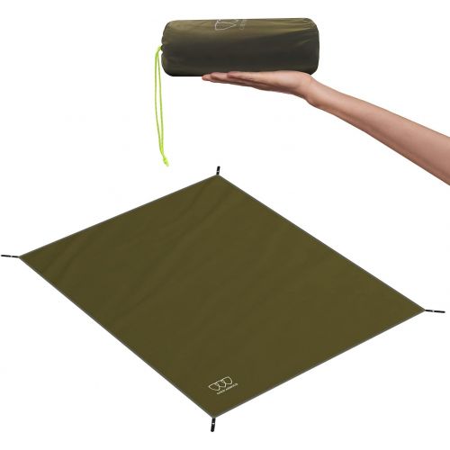  Gold Armour Tent Footprint, Camping Tarp Waterproof Ultralight - 84x60in 84x84in 84x96in 82x106in 120x108in 120x120in 120x144in Floor and Ground Tarps for Camping (OD Green 120x120