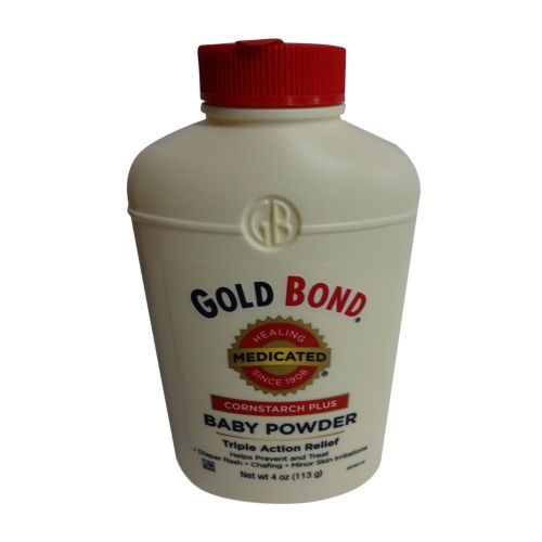  [아마존베스트]Gold Bond Cornstarch Plus Baby Powder 4 oz (Pack of 5)