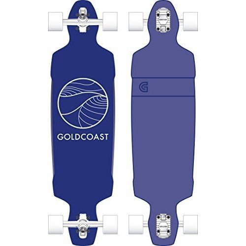  GoldCoast Skateboard - Complete Longboard - Classic Reflex Blue 38