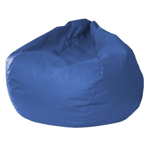  Gold Medal Extra Small 84 Blue Faux Leather Bean Bag