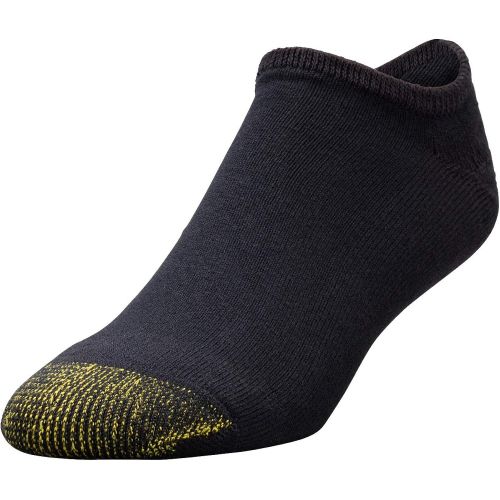  Gold Toe Mens 6-Pack Cotton Cushion No Show Liner Socks