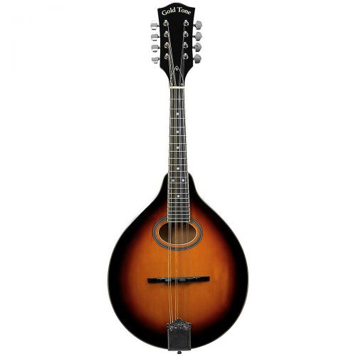  Gold Tone},description:Gold Tones GM-50 is a solid top A-style mandolin is a replica of a famous vintage mandolin. The curly maple back helps promote consistent volume. Each GM-50