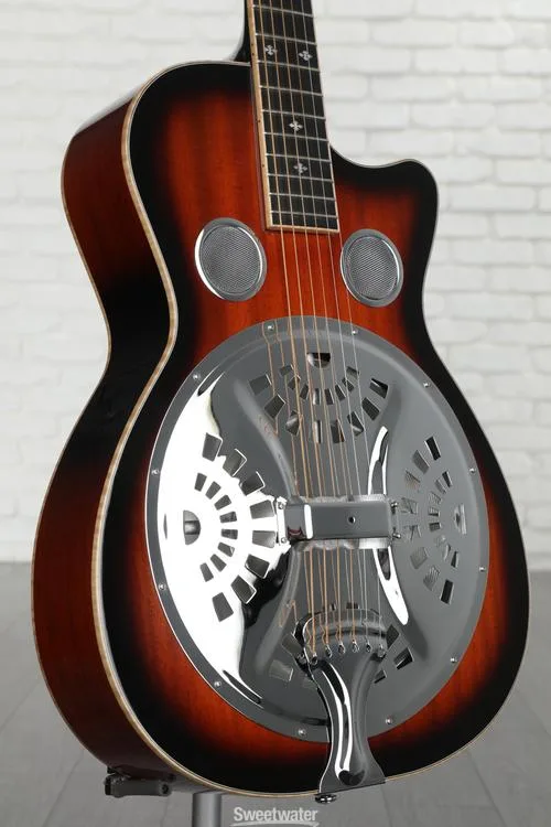 Gold Tone PBR-CA Paul Beard Signature Series Roundneck Resonator Guitar - Tobacco Sunburst