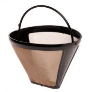 GoldTone Reusable 750.09 Size-4, Cone Style Replacement Coffee Filter, Fits Capresso Coffee Makers and Brewers
