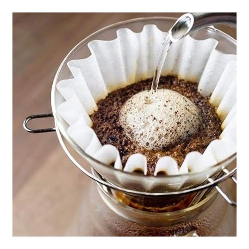  GoldTone 100 Pack Coffee Filters,1-2 Cup Basket Paper Coffee Filters for Miniature Mr Coffee, Small Coffee Maker, Single Serve Coffee Pot, Pour Over Coffee Makers with 1 OZ Scoop
