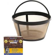 GOLDTONE Reusable 8-12 Cup Basket Coffee Filter fits Black and Decker Makers and Brewers, Replaces your Paper Coffee Filters, BPA-Free
