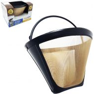 GoldTone Brand Reusable No.4 Cone replaces your Ninja Coffee Filter for Ninja Coffee Bar Brewer - BPA Free - Made in USA