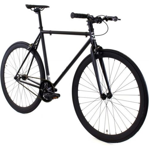  Golden Cycles Single Speed Fixed Gear Bike with Front & Rear Brakes (52, Vader)