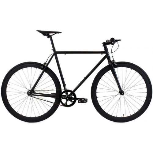  Golden Cycles Single Speed Fixed Gear Bike with Front & Rear Brakes (52, Vader)