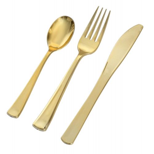  Golden Secrets Cutlery Combo Pack, Gold