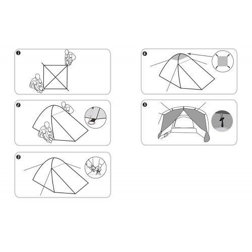  Golden Shark Compact 3 PopUp Ultralight Tent Four Season For Three Person Waterproof Family Backpacking Instant Quick Setup Tents for Camping and Hiking