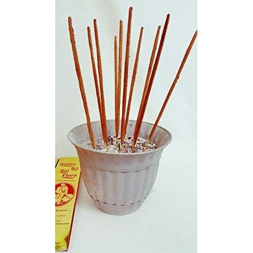  인센스스틱 Golden Sri Sai Flora. Sri Sai Flora Golden 20 Packs of 25 g. Natural Incense Sticks.