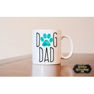 /GoldenDesignsbySarah Dog Dad, Dog Lover Gift, Gift for Dad, Gift for Dog Dad, Dog Dad Mug, Dog Lover, Best Dog Dad, Gift for husband, Gift for boyfriend, dog dad