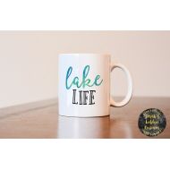 /GoldenDesignsbySarah Lake life mug, lake mug, lake coffee mug, housewarming gift, lake house mug, coffee mug, lake house coffee mug, lake life, lake life mug