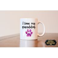 GoldenDesignsbySarah I love my granddog mug, Gift for dog lover, Gift for dog grandma, Gift for dog mom, Dog grandma mug, Dog grandparent gift, dog lover mug