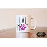 GoldenDesignsbySarah Cat Mom, Cat Lover Gift, Cat Mom Gift, Cat Mom Mug, Gifts for Cat Lover, Crazy Cat Lady, Cat Lover, Cat Mug, Cat Gifts, Pet Owner Gifts