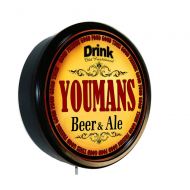 Goldenoldiesclocks YOUMANS Beer and Ale Cerveza Lighted Wall Sign