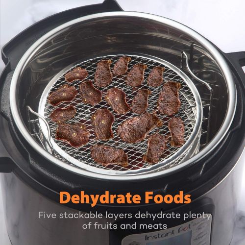  [아마존베스트]Goldlion Dehydrator Rack Compatible with Instant Pot 6 Quart Stainless Steel Stand Accessories for Air Fryer Crisp Lid