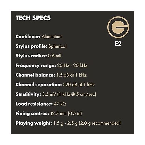  Goldring E2 Moving Magnet Cartridge (Green)