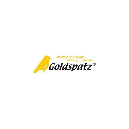  Goldspatz Spatzleblech Edelstahl, mit Schaber, fuer kurze Spatzle / Knoepfle, 28 cm - #2202