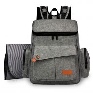 Goldwheat goldwheat Multifunction Backpack Travel Back Pack Diaper Bag, Large Capacity and Stylish,Gray