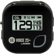 GOLFBUDDY Voice 2S+ Talking GPS Rangefinder, Clip on Hat Golf Navigation, Slope Mode on/Off, 18 Hours Battery Life, Shot Distance Measurement, Preloaded with 40,000 Courses Worldwide (Black)